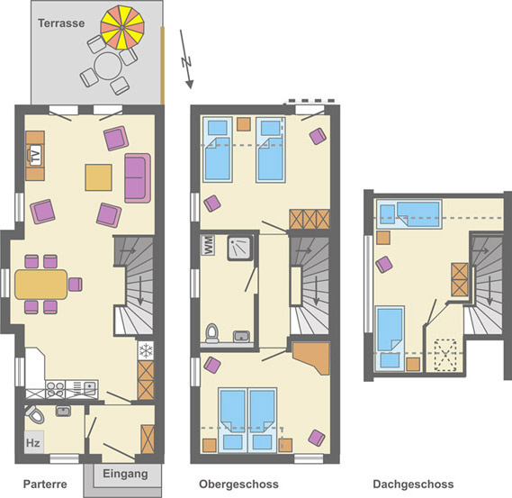 Grundriss Beispiel Ferienhaus