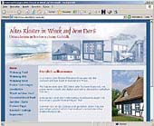 Homepage Ferienwohnungen "Alteskloster Wieck"