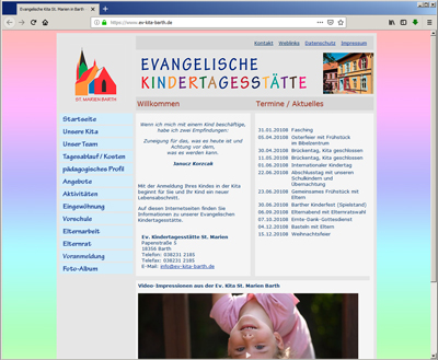 Evangelische Kindertagesstätte St. Marien Barth